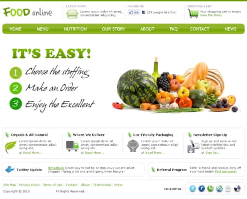 Design Portfolio FoodOnline 495x400 - Design Portfolio